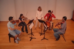 Doris Lederer coaching Vitali Quartet 2004